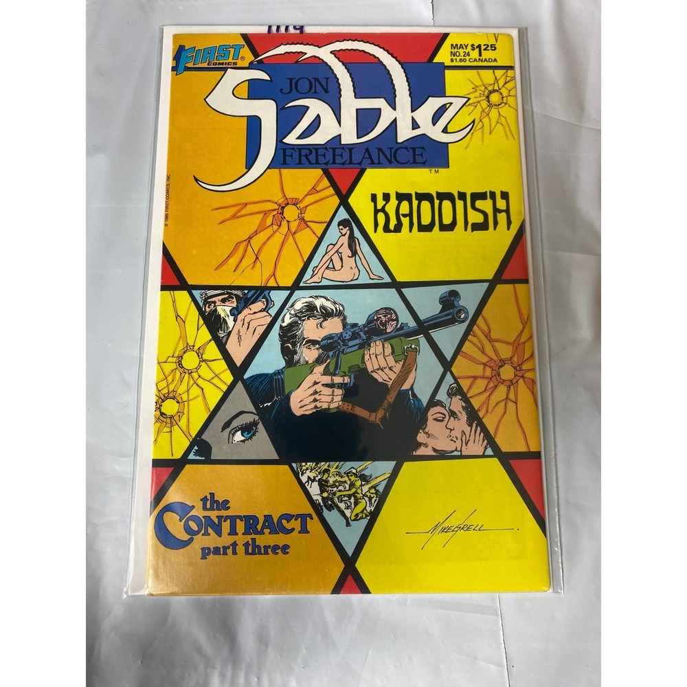 Jon Sable Freelance 24‎ First Comics May 1985 Mike Grell The Contract